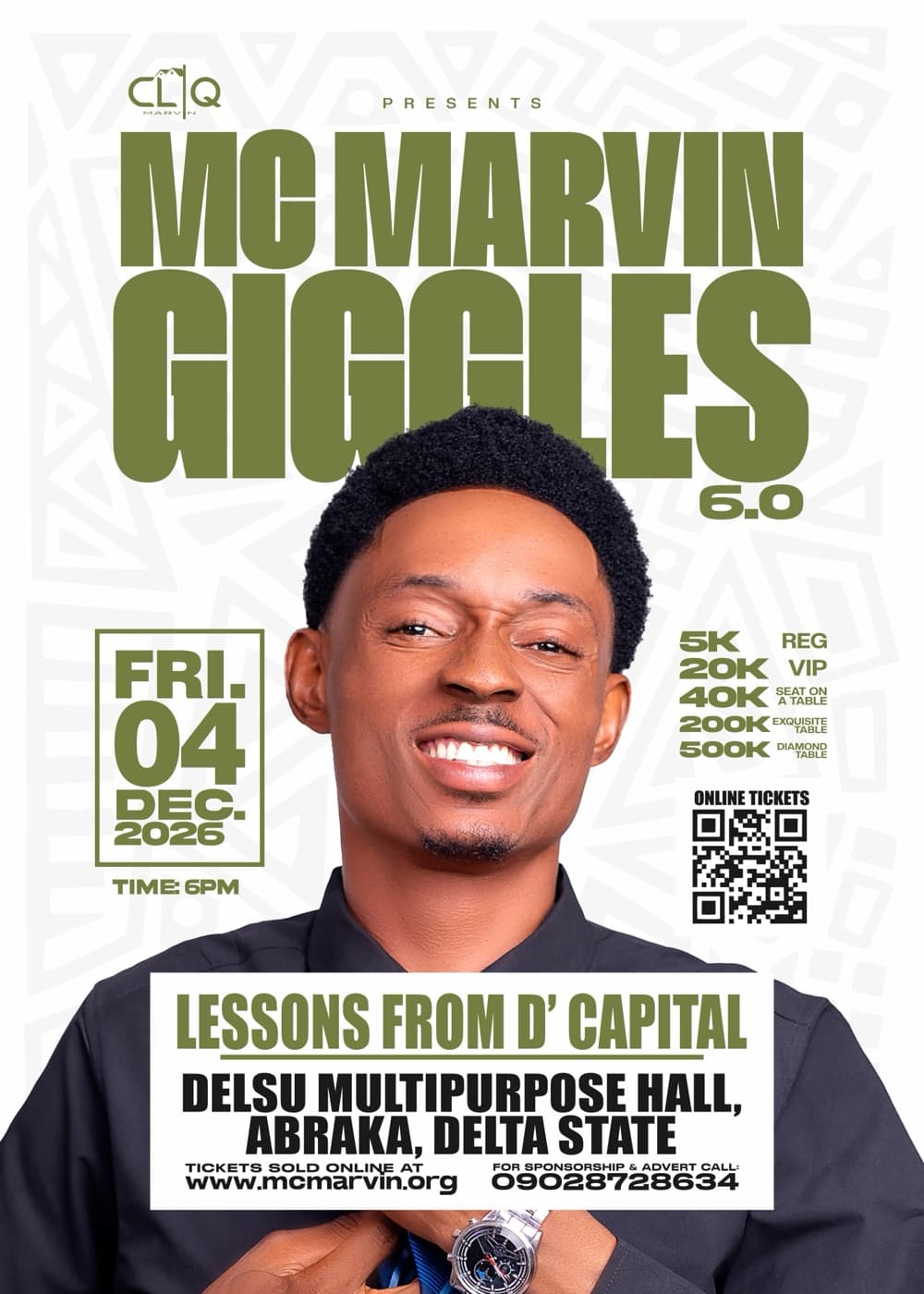 MC Marvin Giggles 6.0 poster, classic